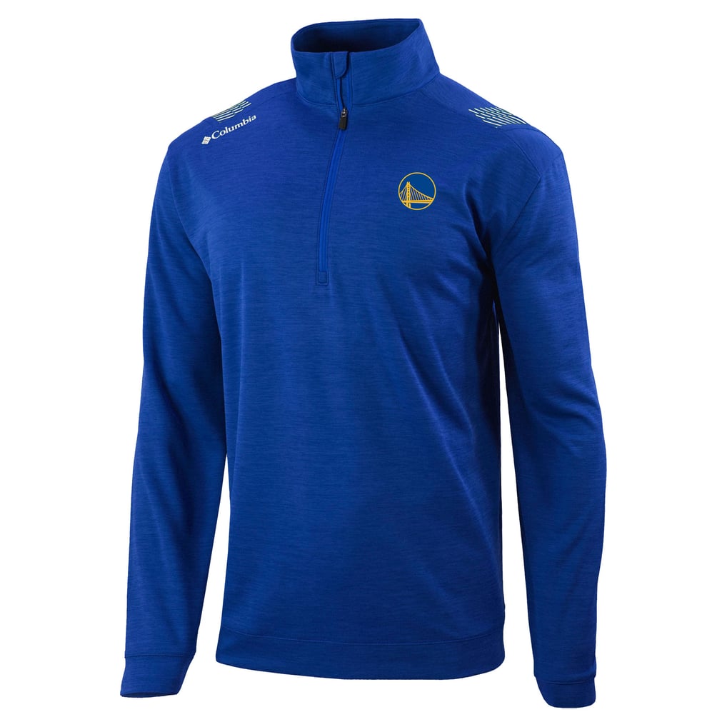  Golden State Warriors Columbia Oakland Downs Quarter-Zip Pullover - Blue